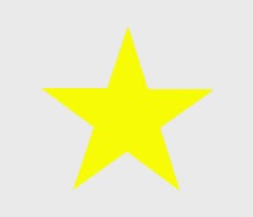 Draw a star on the bottom layer and colour it yellow