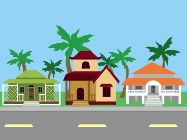 Houses Background