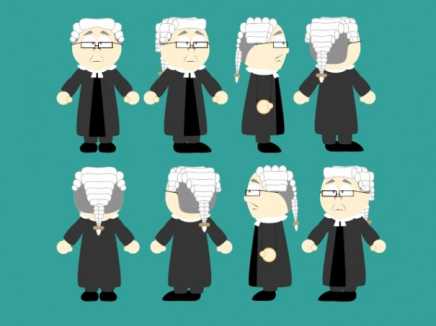 Male Barrister Rigged
