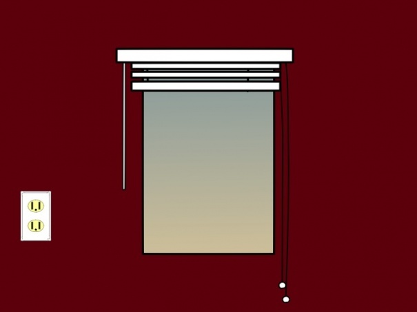 WindowGlass Blinds OutletPlug