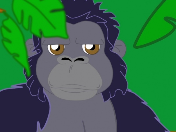 sensitive gorilla