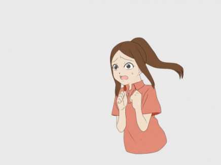 Girl Expressions Point Animation