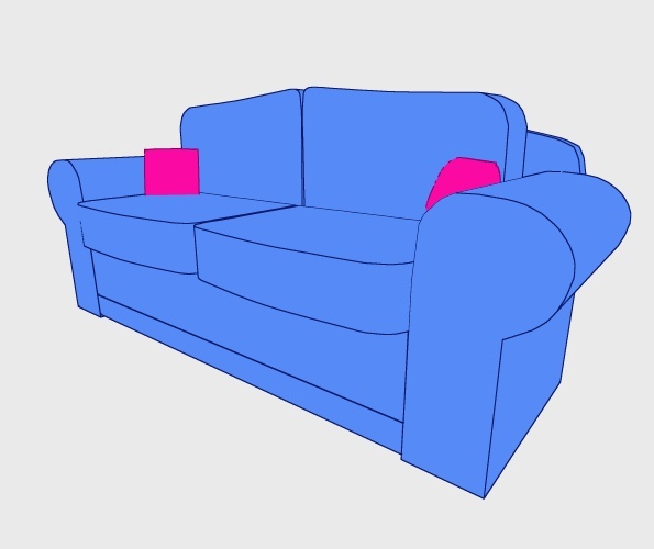 3D Sofa Preview 3