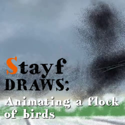 Animating a flock of birds