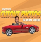 How to use cut out photographs in Anime Studio
