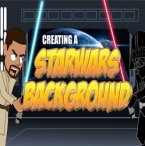 Creating a Star Wars background in Anime Studio