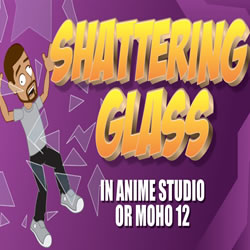 Animate Breaking Glass in Moho (Anime Studio) Pro
