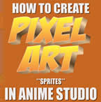 How to make pixel art (sprites) in anime studio