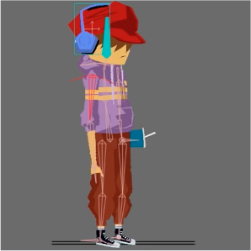 Animating Cool Dude in Moho