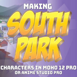 Making South Park Characters in Moho Part 2