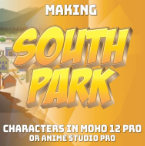 Making South Park Characters in Moho Part 3