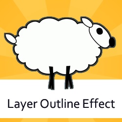 Layer Outline Effect
